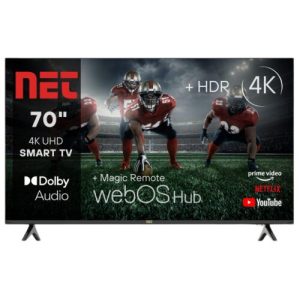 Телевизор 70 инчи | МРЕЖА | Паметен телевизор | 4K | УЛТРА HD | WebOShub